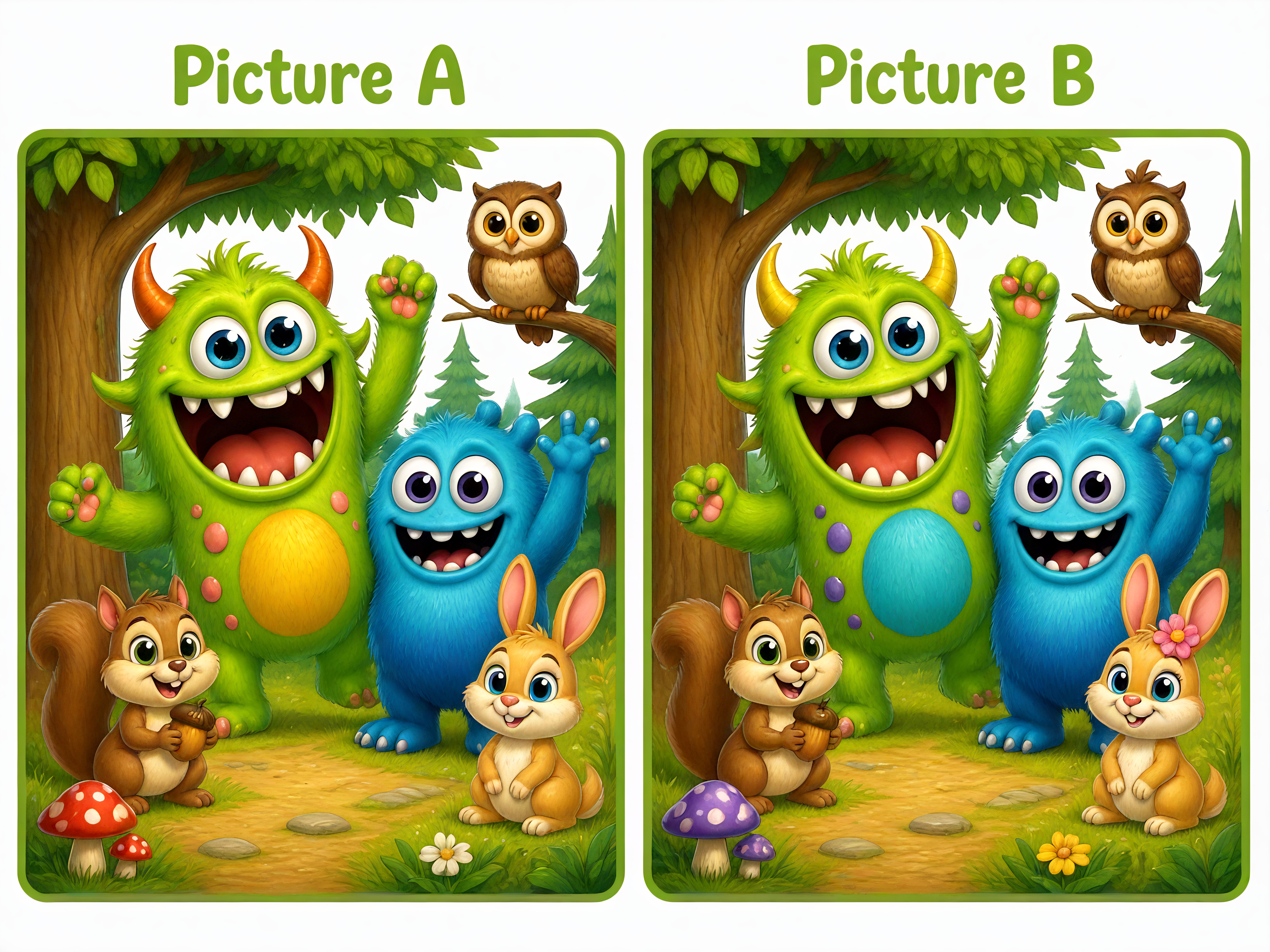 Spot the Difference - Forest