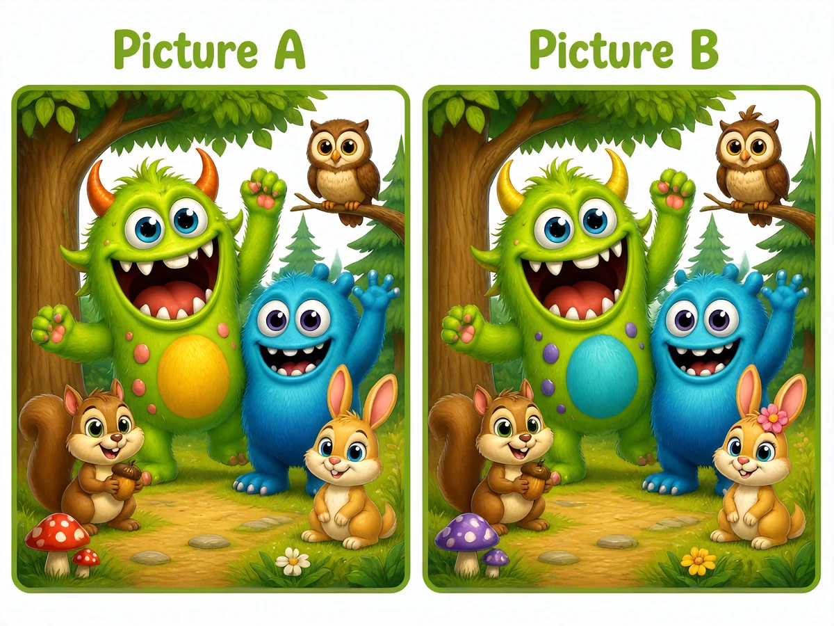 Spot the Difference - Forest