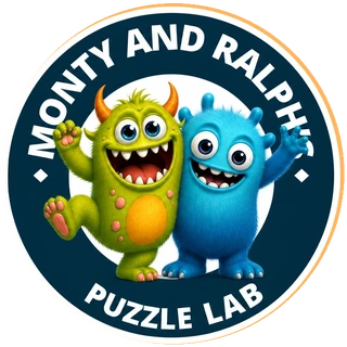 Monty and Ralph's Puzzle Lab logo