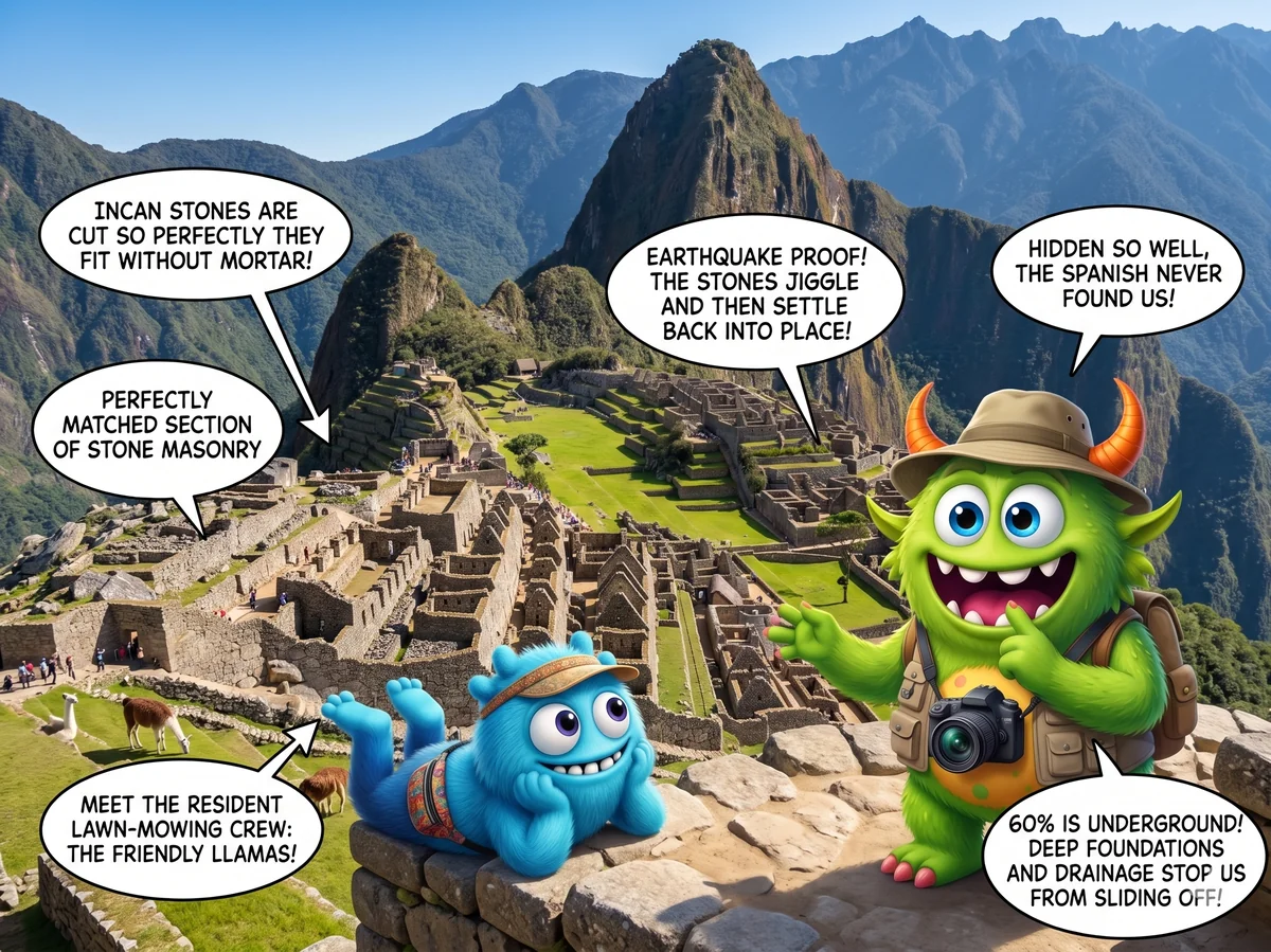 Monty and Ralph at Machu Picchu